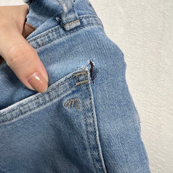 Madewell The Perfect Vintage Straight Leg Light Wash Jeans Size 27 - Picture 12 of 14